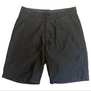 O’Neill Men’s Size 32 Grey Pinstripe Flat Front Shorts